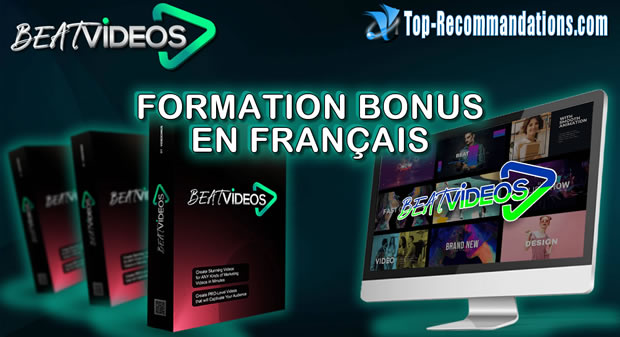 Bonus BeatVideos PRO évalué et approuvé par Top Recommandations - Top-Recommandations.com